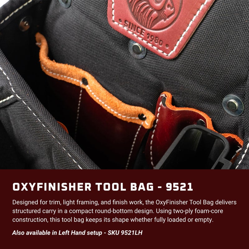 Occidental Leather OxyFinisher Tool Bag - 12 Pockets & Tool Holders - Made in USA - Image 2